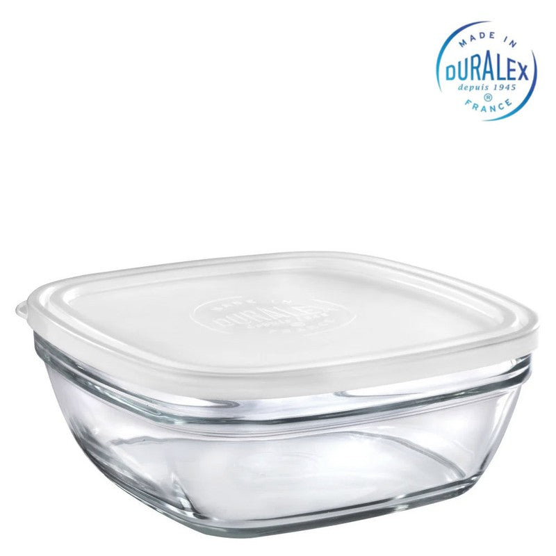 Duralex SCHÜSSEL mit DECKEL Vorratsdose Aufbewahrungsbox Lunchbox Frische Box 2l 20cm Transparent