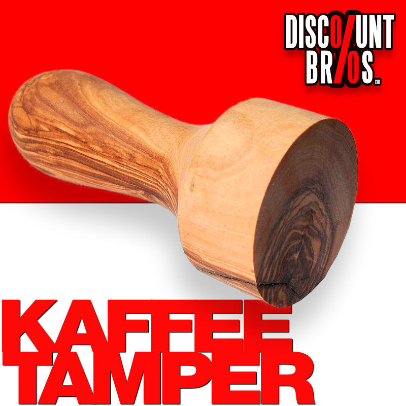 olivenholz-erleben | Tamper / Kaffeestampfer aus Olivenholz | gefertigt in Deutschland