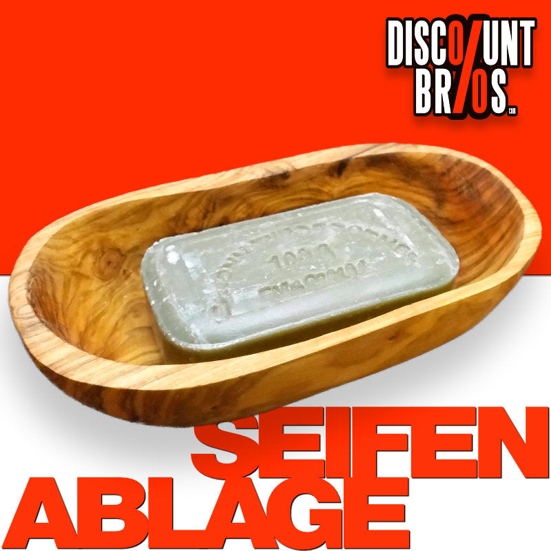 olivenholz-erleben | Seifenschale RAINBOW oval, ca. 12 – 13 cm | gefertigt in Deutschland