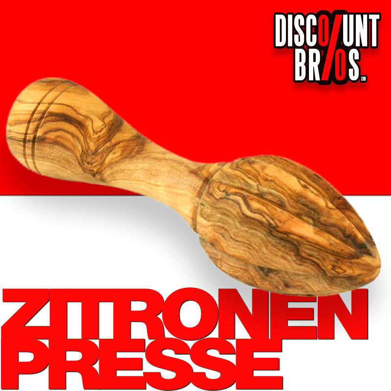 olivenholz-erleben | Zitronenpresse Olivenholz | gefertigt in Deutschland