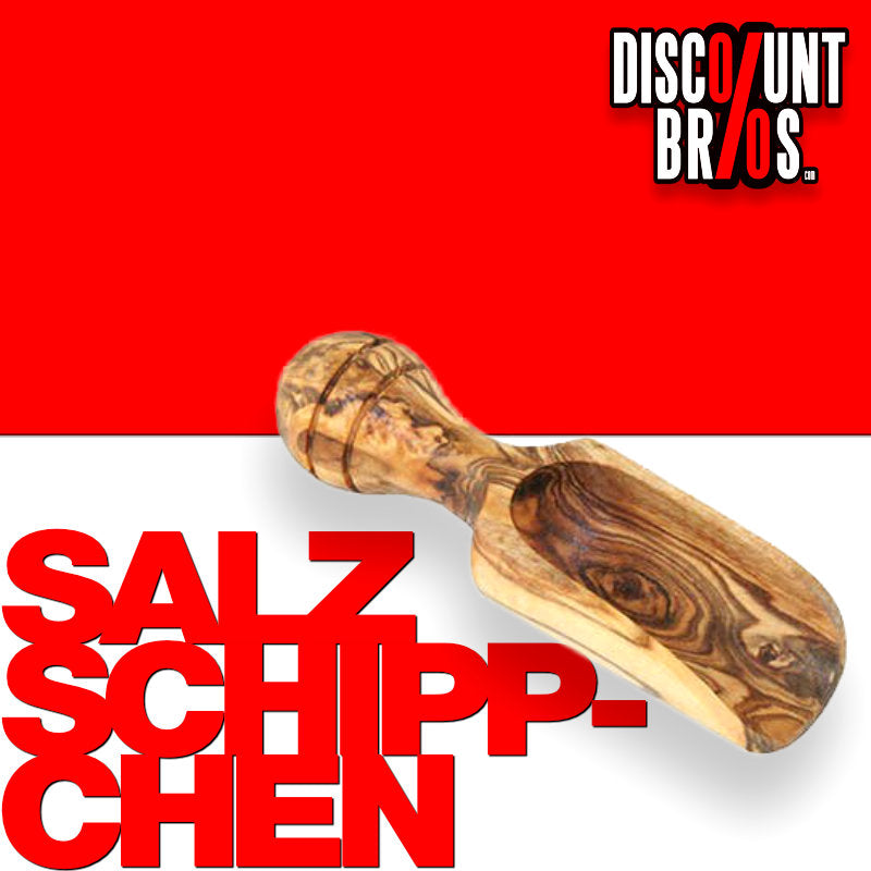 olivenholz-erleben | Salzschippchen 9 – 10 cm | gefertigt in Deutschland