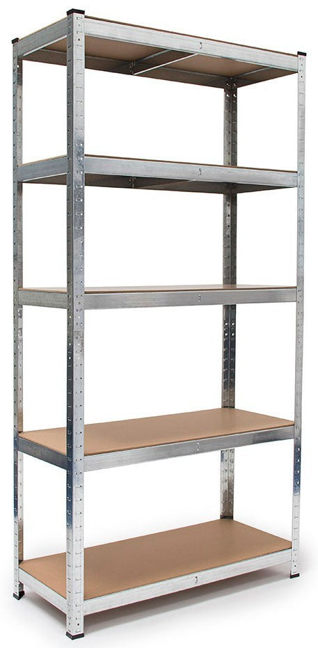 5er-Set L • 180x90x40 cm Lagerregal SCHWERLASTREGAL Steckregal Gestell Regal mit 5 Böden