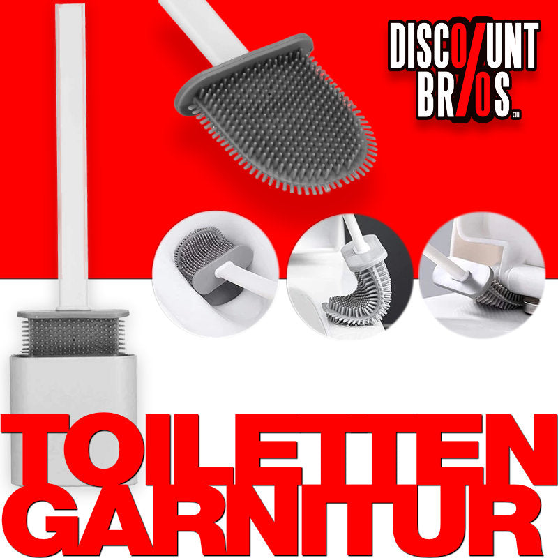 Design Toilettenbürste Silikon WC-BÜRSTE WC-Garnitur mit Wandhalterung