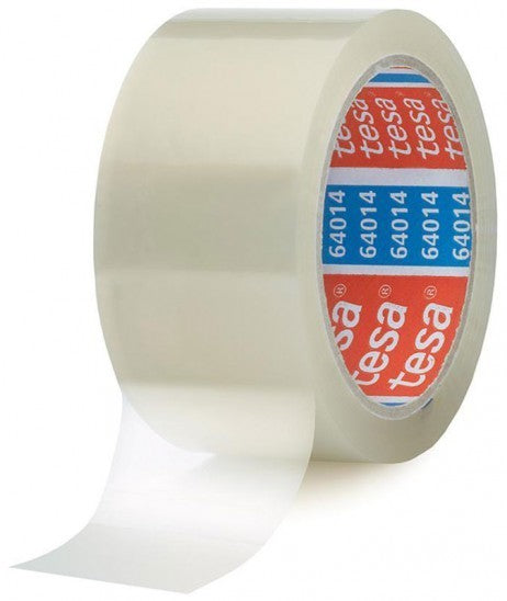 1 Stk. Packband TESA KLEBEBAND für Kartonschachteln etc. tesapack® 64014 PP 66m 50mm transparent