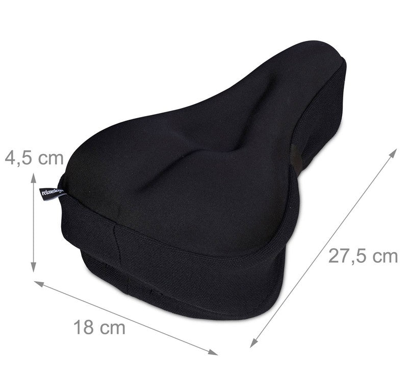 Velo Fahrrad GEL SATTELBEZUG Polsterbezug für Fahrradsattel SCHWARZ