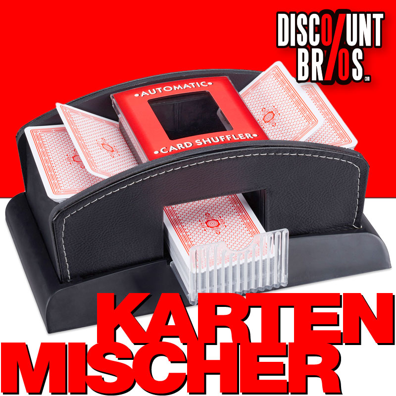 Automatischer KARTENMISCHER Kartenmischmaschine Lederdesign