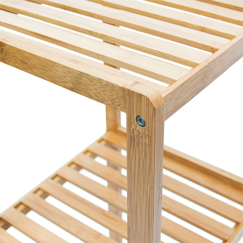 Bambus BADREGAL mit 3 Ablageflächen