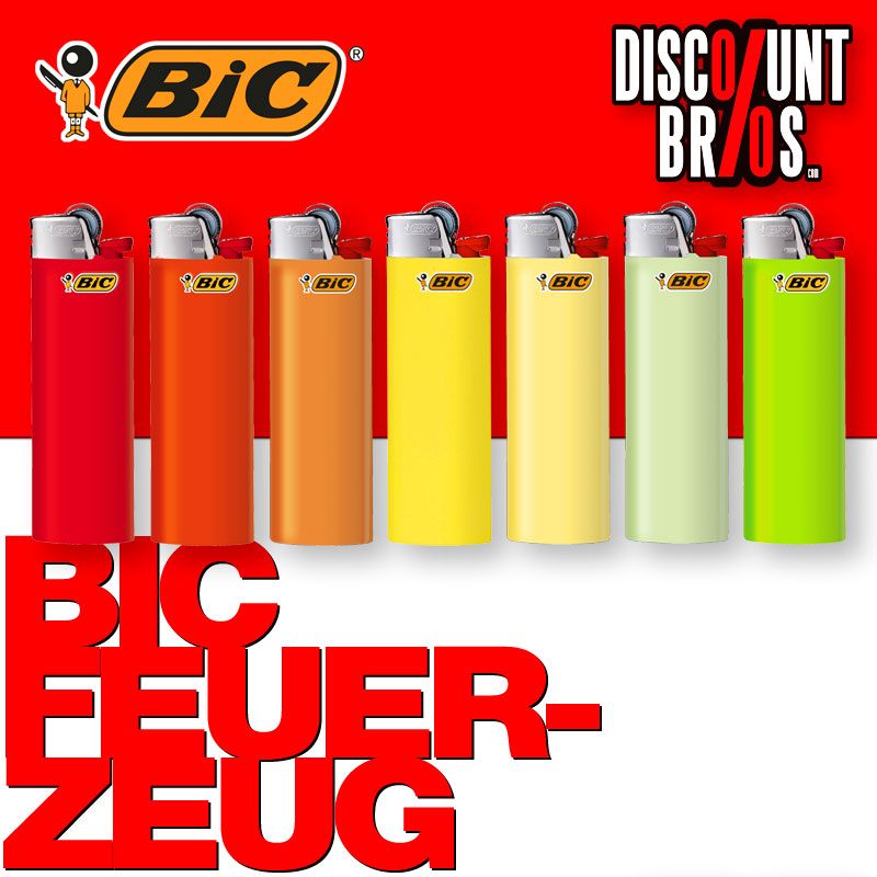 BIC® Einwegfeuerzeug MAXI FEUERZEUG farbig