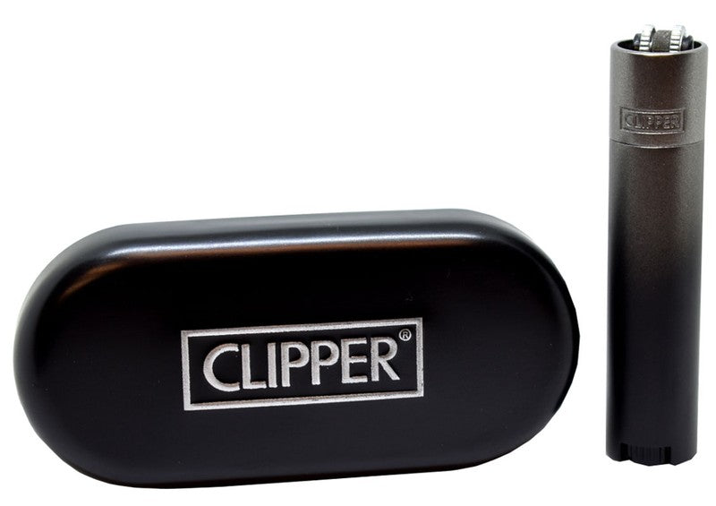 Clipper® METALL FEUERZEUG Mehrwegfeuerzeug BLACK GRADIENT