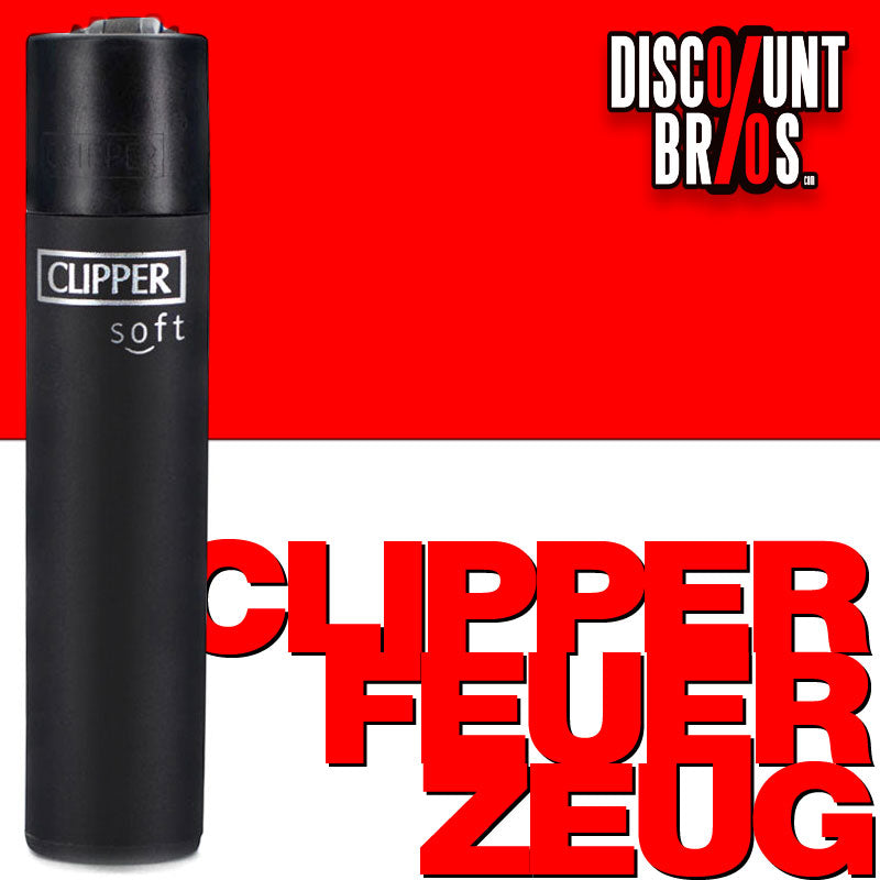 Clipper® FEUERZEUG Mehrwegfeuerzeug CP11 TOUCH & BLACK CAP