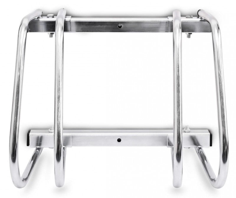 2-er Doppel VELOSTÄNDER verchromt Fahrradständer für Boden- & Wandmontage