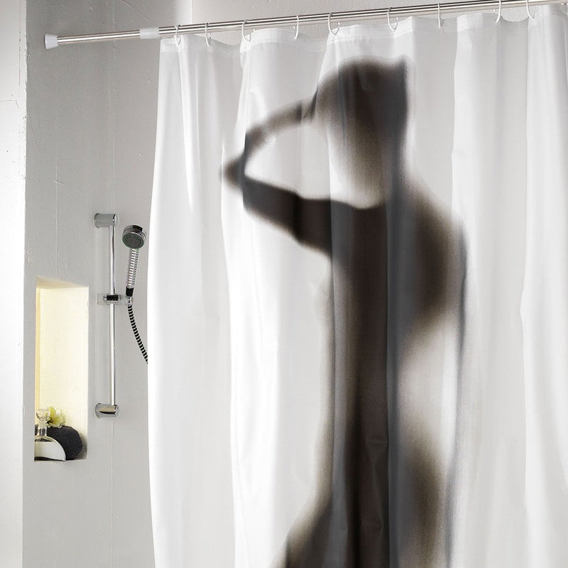 Teleskop Duschstange DUSCHVORHANGSTANGE Vorhangstange Teleskopstange Kleiderstange aus Edelstahl 110-200cm