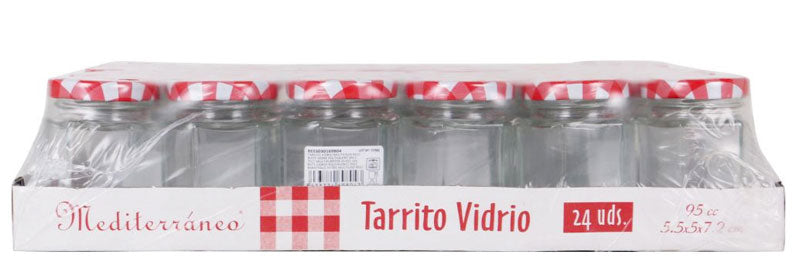 95ml EINMACHGLÄSER Einmachglas Konfitürenglas GLAS SECHSECK