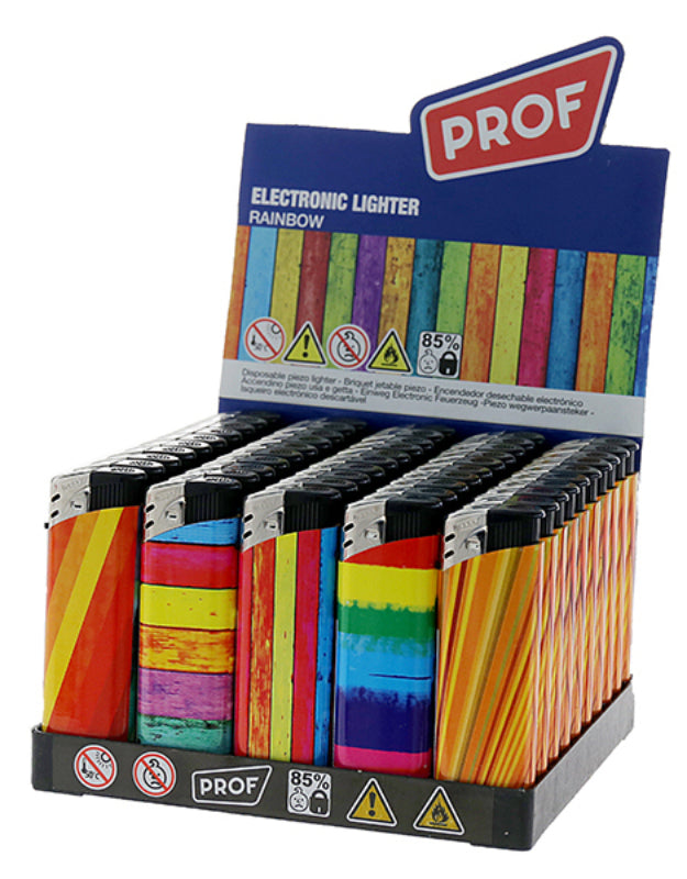 Elektronik FEUERZEUG "Regenbogen" nachfüllbar