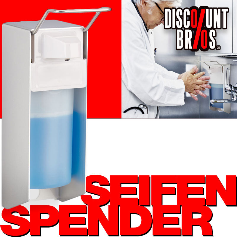 Eurospender Wand-Seifenspender FLÜSSIGSEIFENSPENDER nachfüllbar 500ml