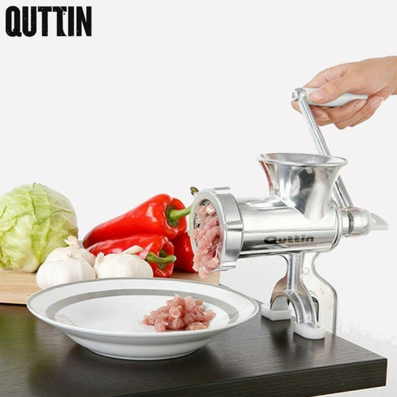 Grösse 8 FLEISCHWOLF 149849 aus Aluminium manuell und robust QUTTIN