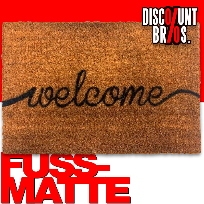 Türvorleger FUSSMATTE Kokos WELCOME 60×40cm