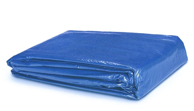 xxg/m² Gewebeplane ABDECKPLANE Blache Plane mit Ösen 4×3m BLAU