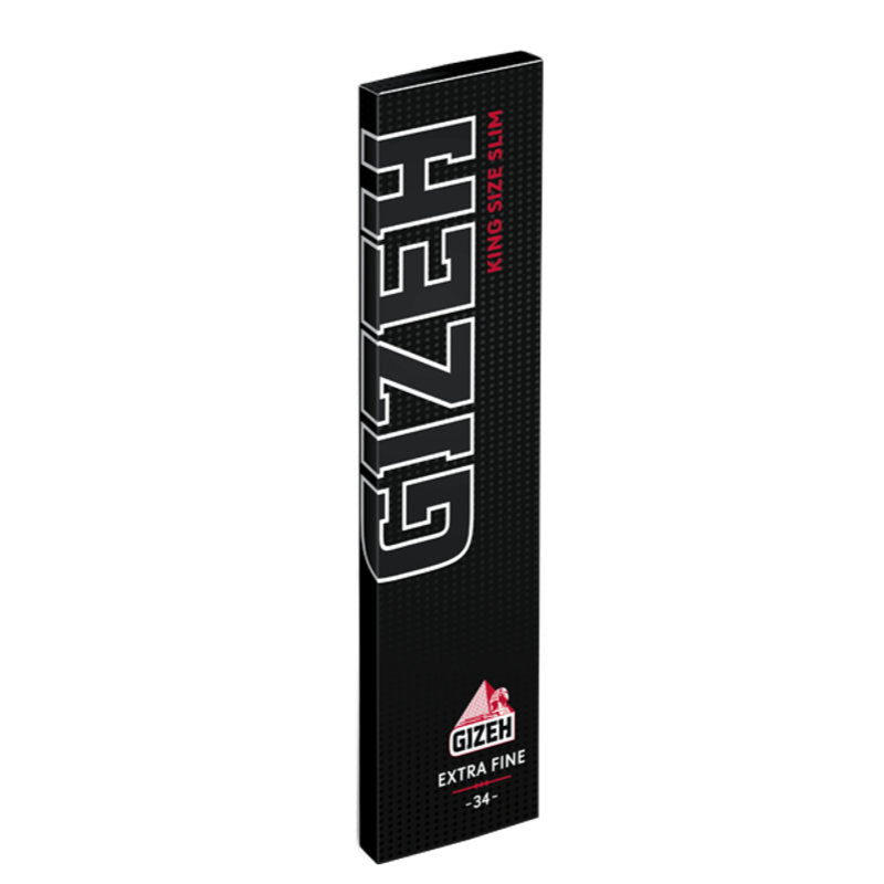 GIZEH Black King Size Slim Papers Zigarettenpapier mit Magnetverschluss 107×44mm