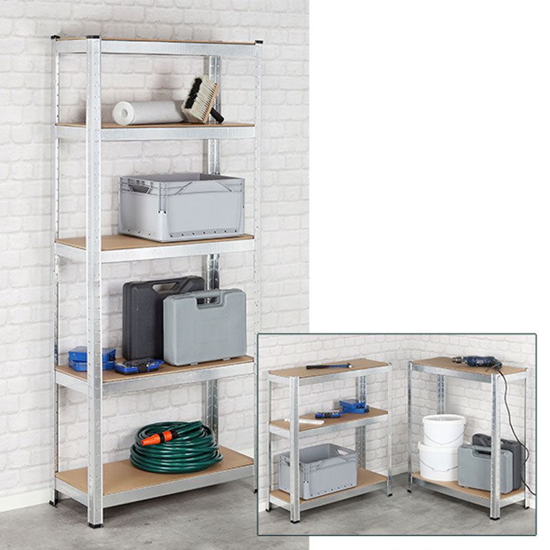 XS • 150 x 75 x 30 cm Lagerregal SCHWERLASTREGAL Steckregal Gestell Regal mit 4 Böden