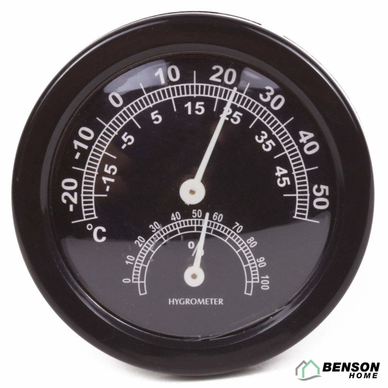 Hygrometer THERMOMETER Luftfeuchtigkeit Messgerät Schwarz