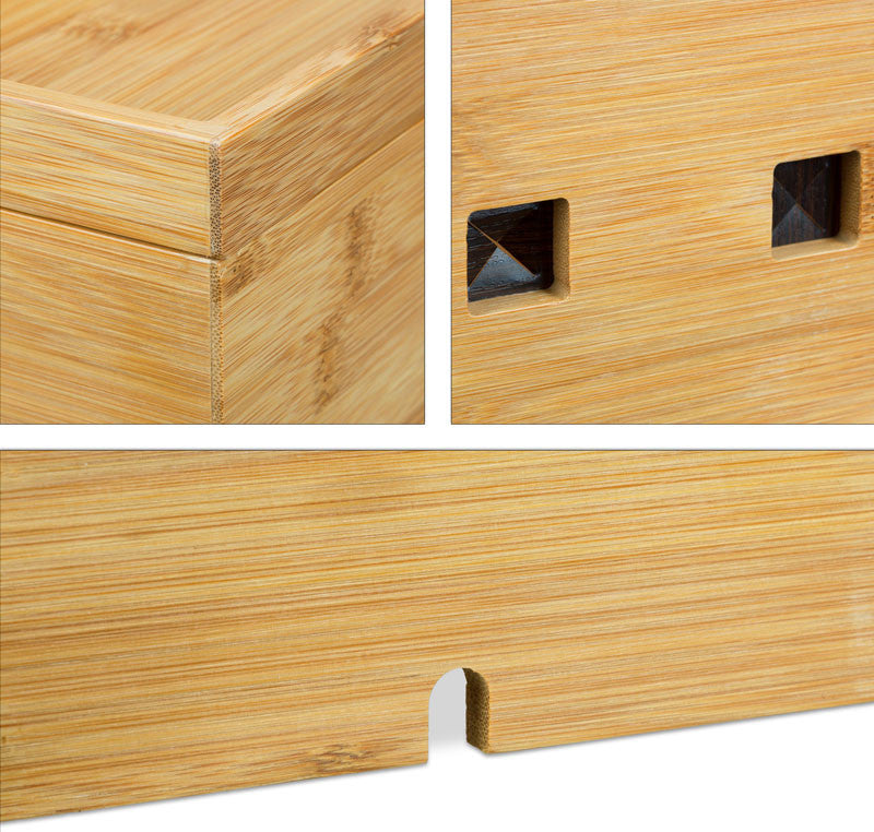 KABELBOX Ladestation Organzier Bambus Holz