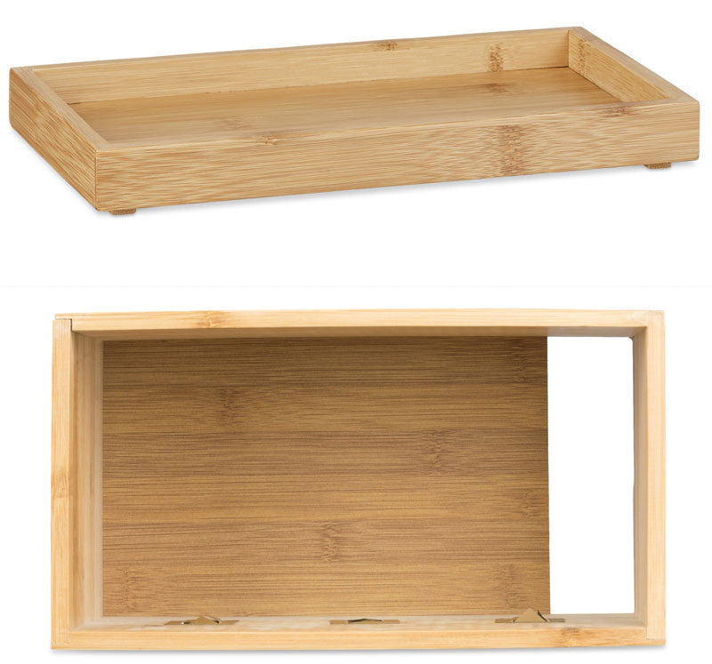 KABELBOX Ladestation Organzier Bambus Holz