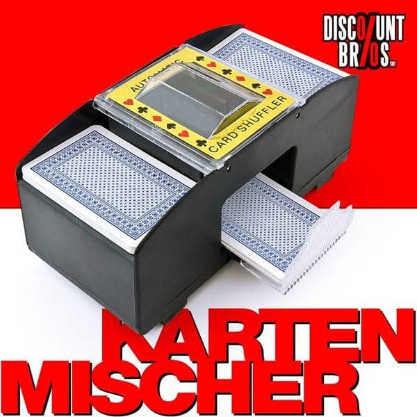 Automatischer KARTENMISCHER Kartenmischmaschine für 2 Decks