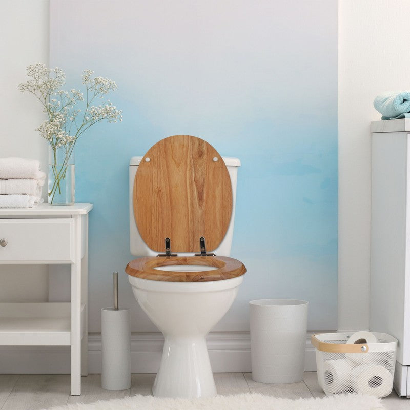Luxus Toilettensitz WC-SITZ Toilettendeckel aus antibakteriellem Echt-Holz