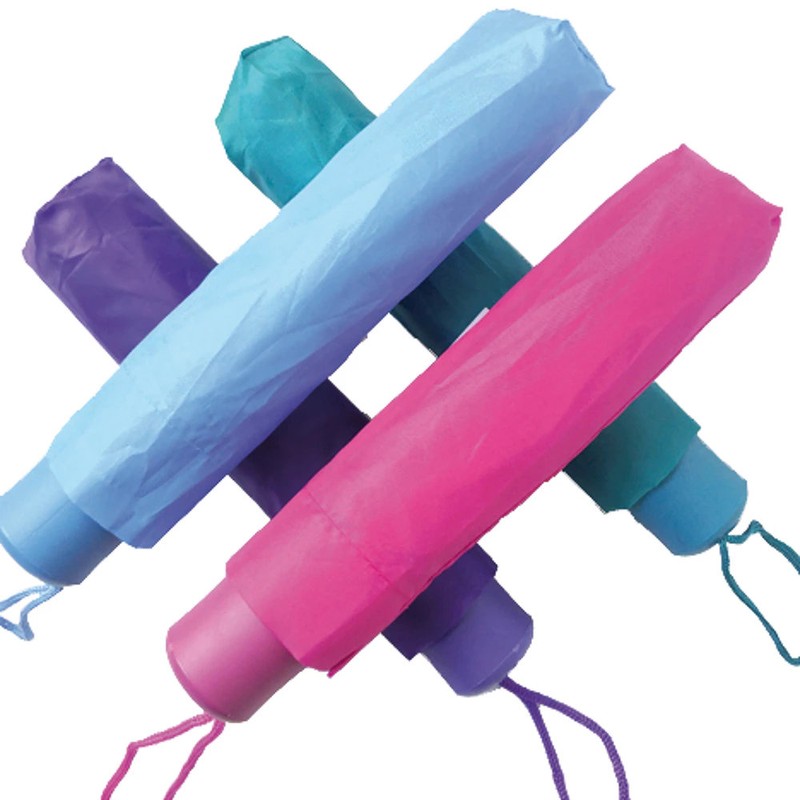 Mini Notfall REGENSCHIRM Taschen-Regenschirm TRENDFARBEN Ø100cm