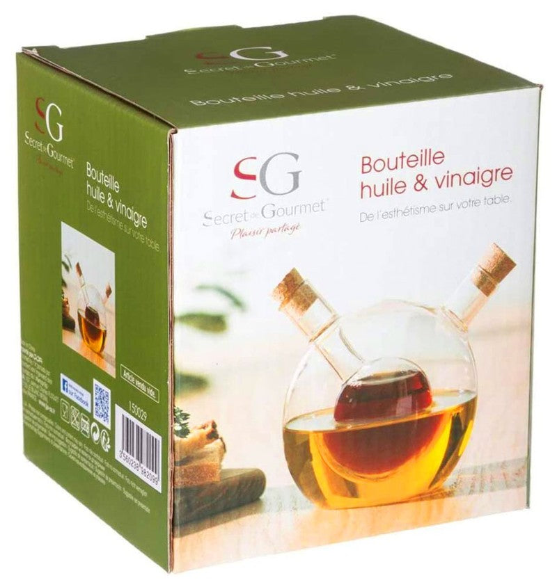 2in1 Öl- und Essigflasche KUGEL von Secret de Gourmet®