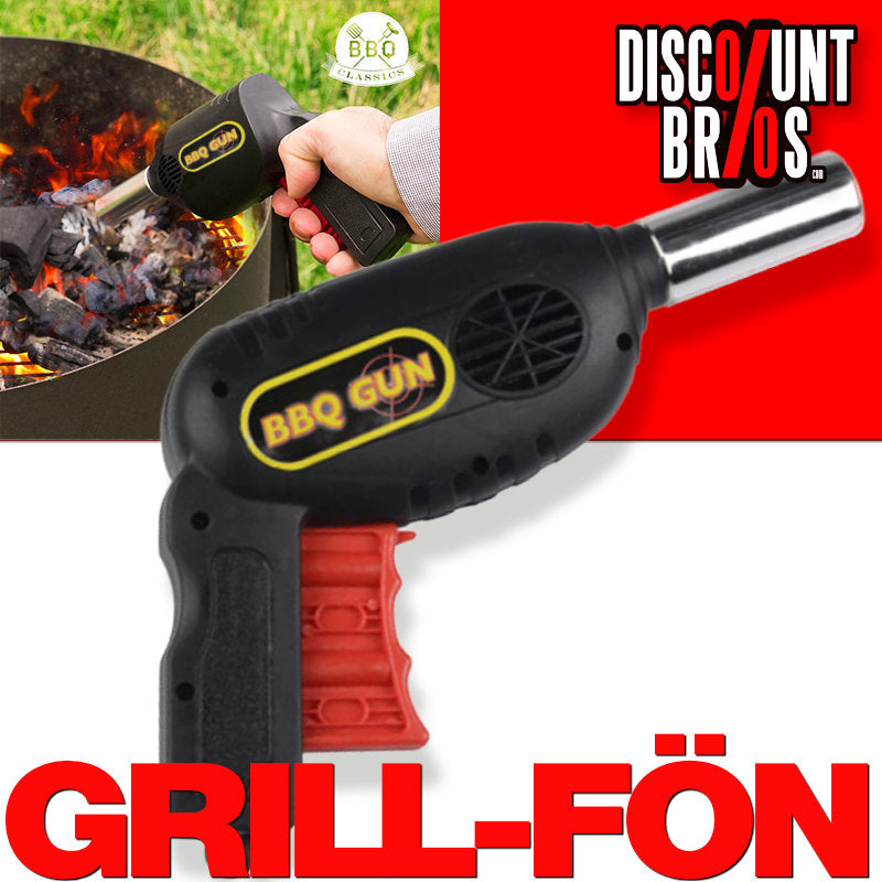 BBQ Classics Luftpistole GRILL-FÖN Blasebalg Grillgebläse Grillanzünder