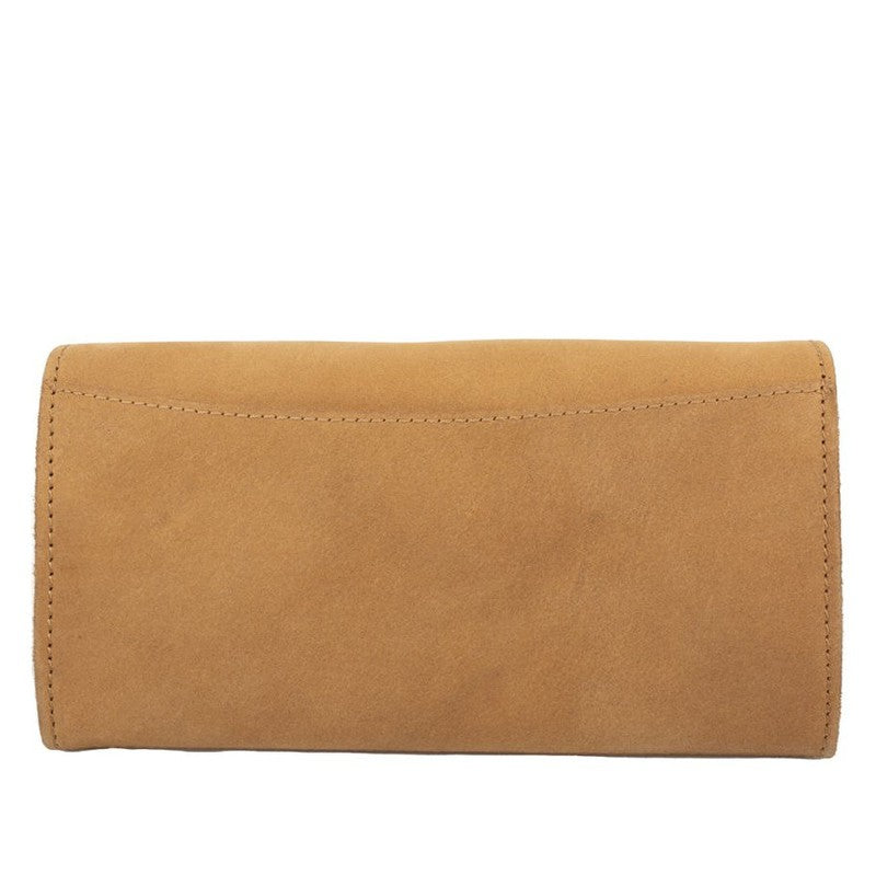 Kellner Service- PORTEMONNAIE Geldbörse aus Wildleder Echtleder BRAUN