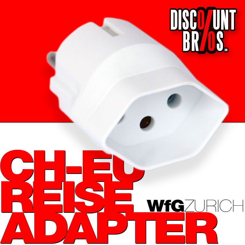 10 Stk. Übergangs-Stecker REISEADAPTER Schweiz / CH (T13) > EU / SCHUKO (Typ F CEE 7)
