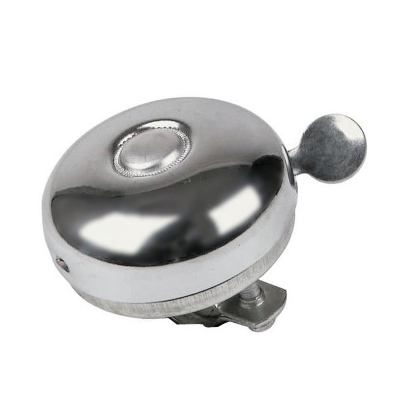 Retro VELOGLOCKE Fahrradklingel Fahrradglocke Chrom Silber Ø54mm