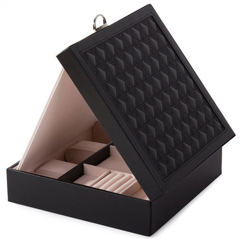 Edle SCHMUCK- UND UHRENBOX Schmuckschatulle Uhrenkoffer Schmuckkästchen SCHMUCK-KOFFER