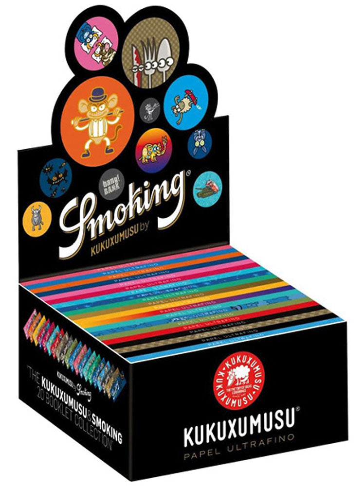 SMOKING kukuxumusu King Size Ultra Fine Papers 33 Blatt Zigarettenpapier 108×44mm