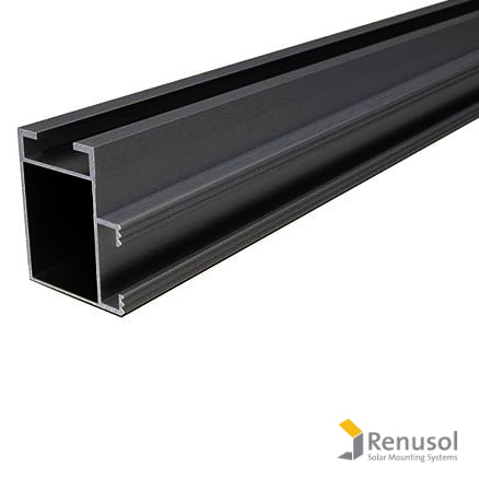 VarioSole+ SOLAR MONTAGE Montageschiene RENUSOL 50×37×4800 mm schwarz