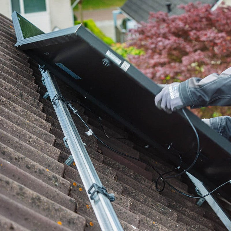 VarioSole+ SOLAR MONTAGE Modul-Klemmen Mittelklemme+ 30-50mm schwarz