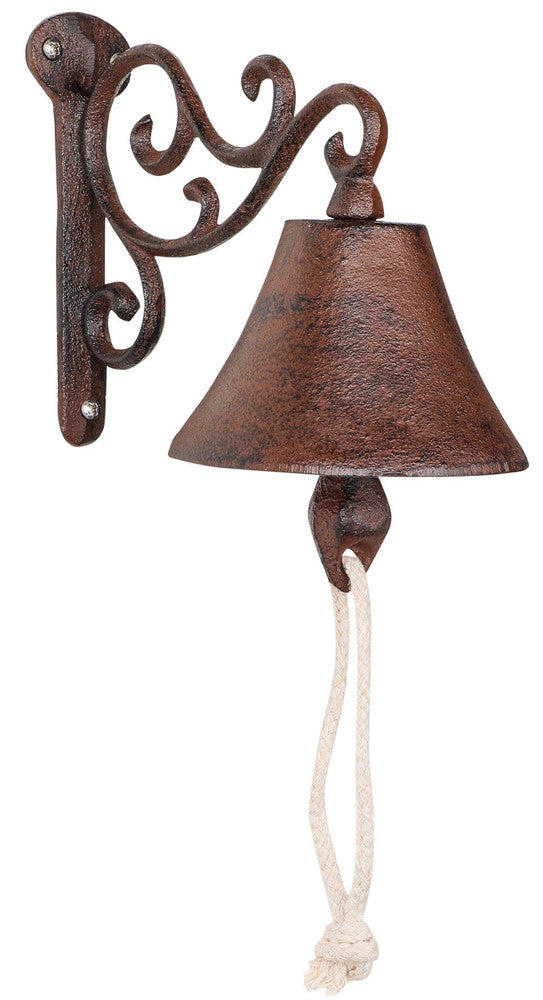 Türglocke GLOCKE mit Wandhalterung aus Gusseisen