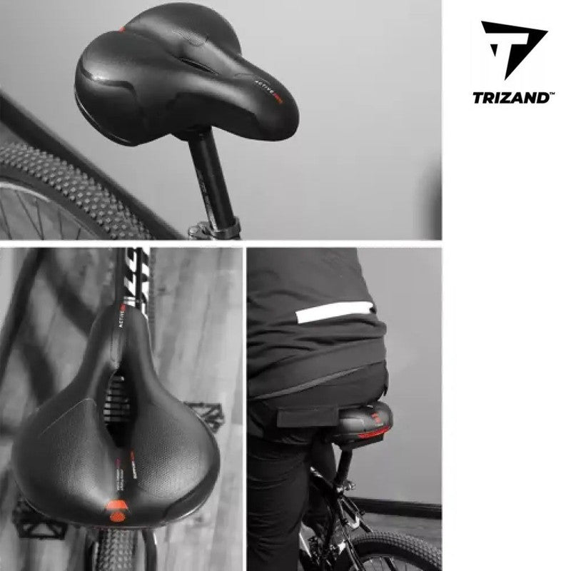 Komfort E-BIKE VELO SATTEL Fahrradsattel Velosattel SCHWARZ