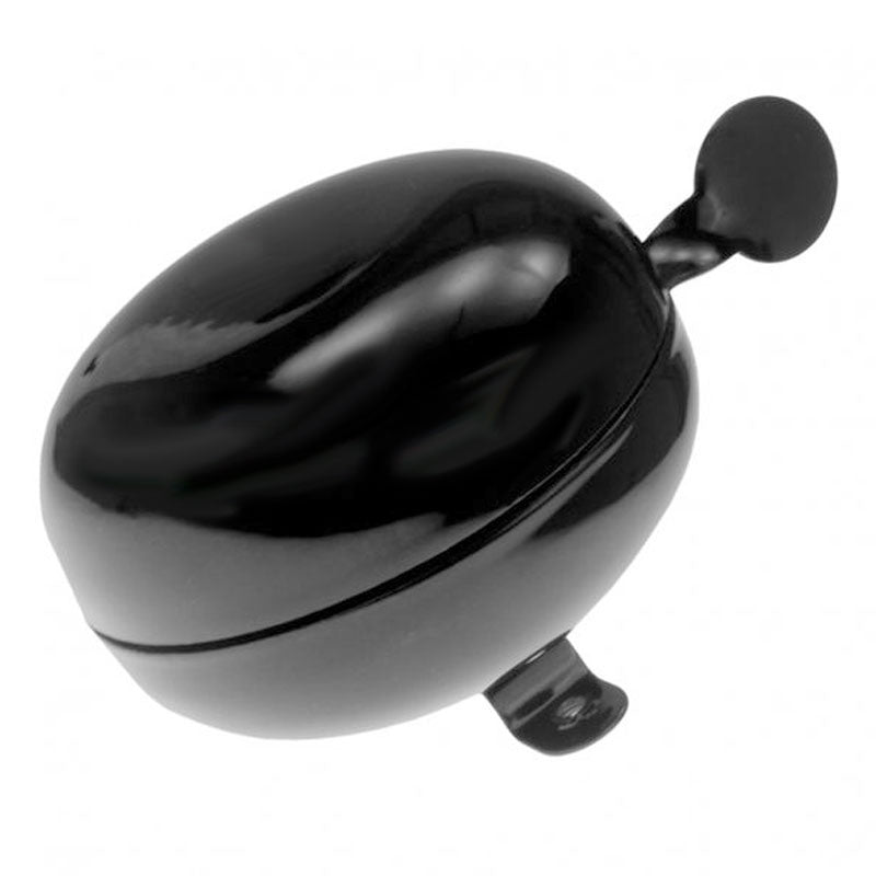 Retro XXL DING DONG VELOGLOCKE Fahrradklingel Fahrradglocke SCHWARZ Ø80mm