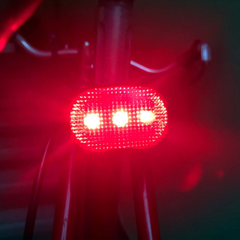 Front- + Rücklicht 3 LED VELOLICHT Fahrrad Frontleuchte und Rückleuchte