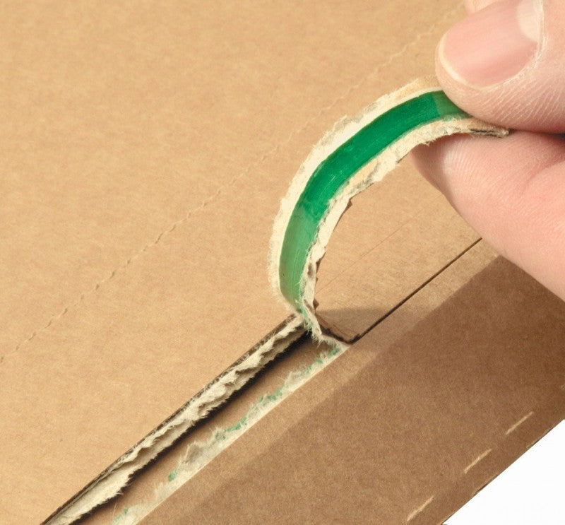 100 Stk. VERSANDTASCHEN aus Karton Vollpappe Braun A5 B5 C5 DIN Lang 25×17,5cm