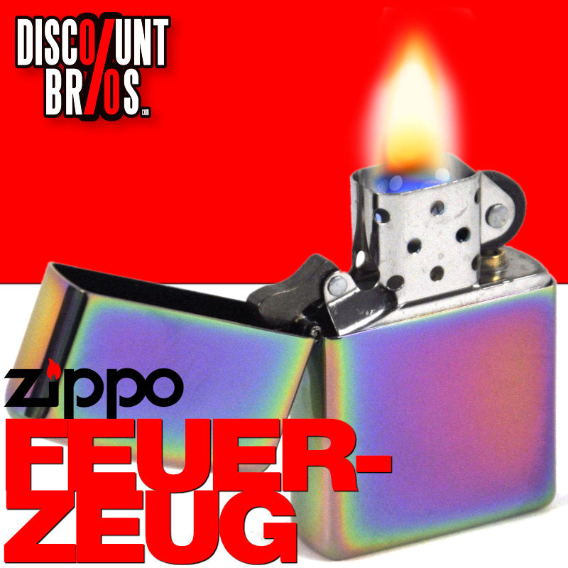 Zippo FEUERZEUG Benzinfeuerzeug Regenbogenfarben Spectrum