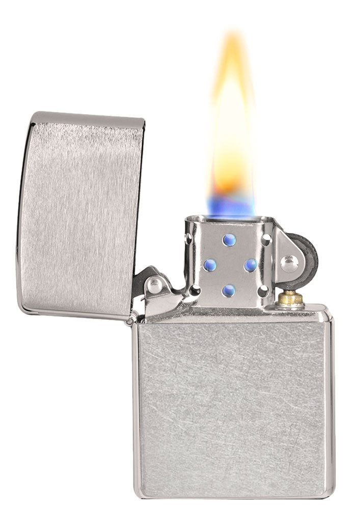 Zippo FEUERZEUG Benzinfeuerzeug Street Chrome