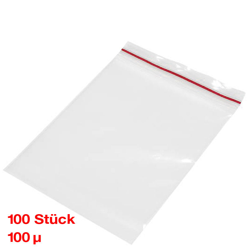 100 Stk. 75×50mm Druckverschlussbeutel MINI-GRIP TopGrip Zip-Beutel Vorratsbeutel Beutel Verpackung TRANSPARENT
