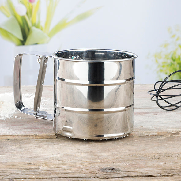 MEHLSIEB aus Edelstahl