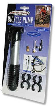 Velopumpe MINI HANDPUMPE Ausziehbare Pumpe mit Zubehör