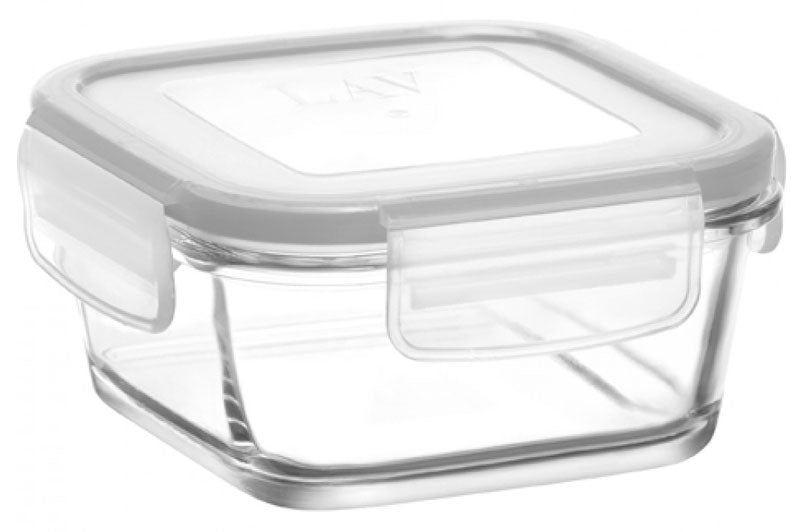 375ml QUADRATISCHE Glas Frischhaltedose PREMIUM VORRATSDOSE Aufbewahrungsbox Frische Box